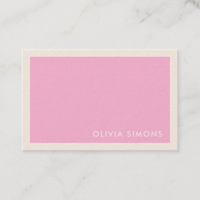 Tarjetas profesionales minimalistas (Anverso)