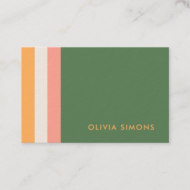 Tarjetas profesionales minimalistas (Anverso)