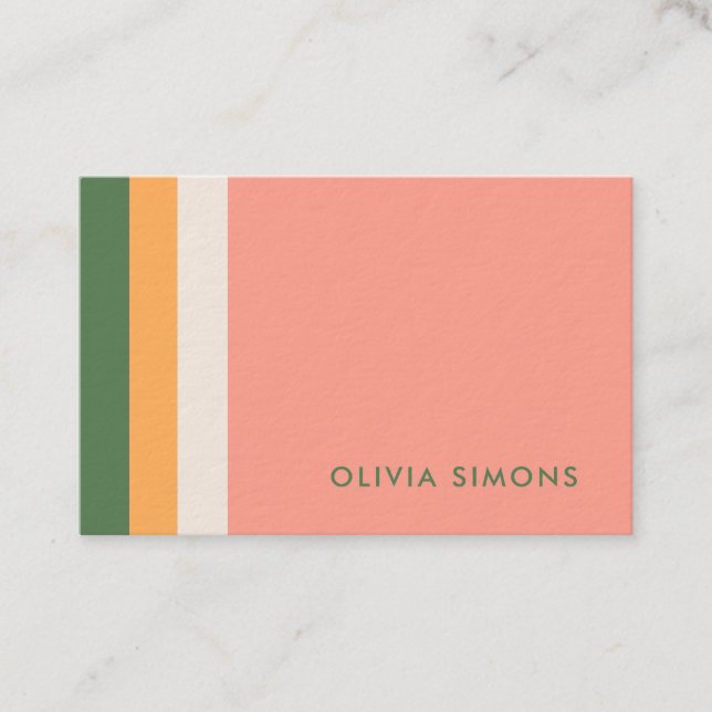 Tarjetas profesionales minimalistas (Anverso)