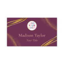 Tarjetas profesionales modernas con código QR