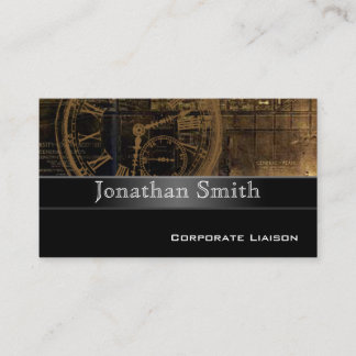 Tarjetas profesionales modernas de Steampunk Busin
