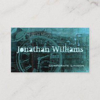 Tarjetas profesionales Steampunk Vintage