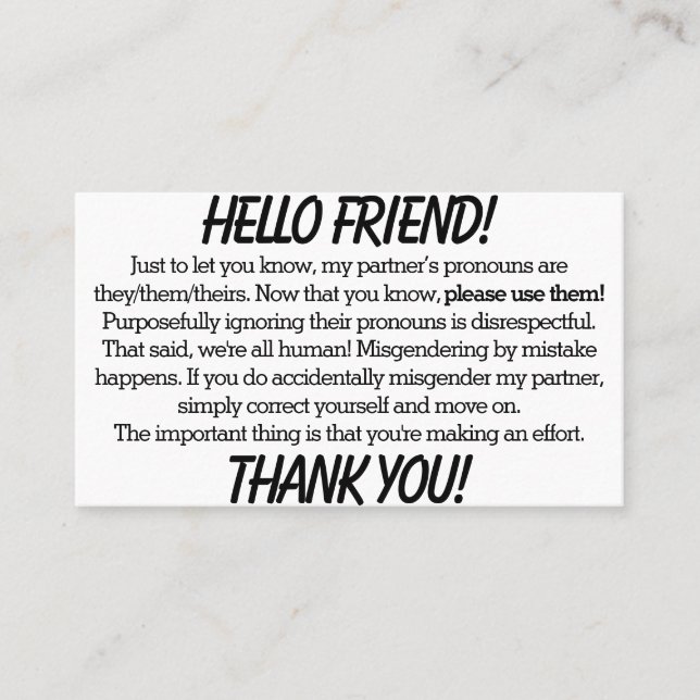 Tarjetas Pronoun (ellas/ellas asociadas) (Anverso)