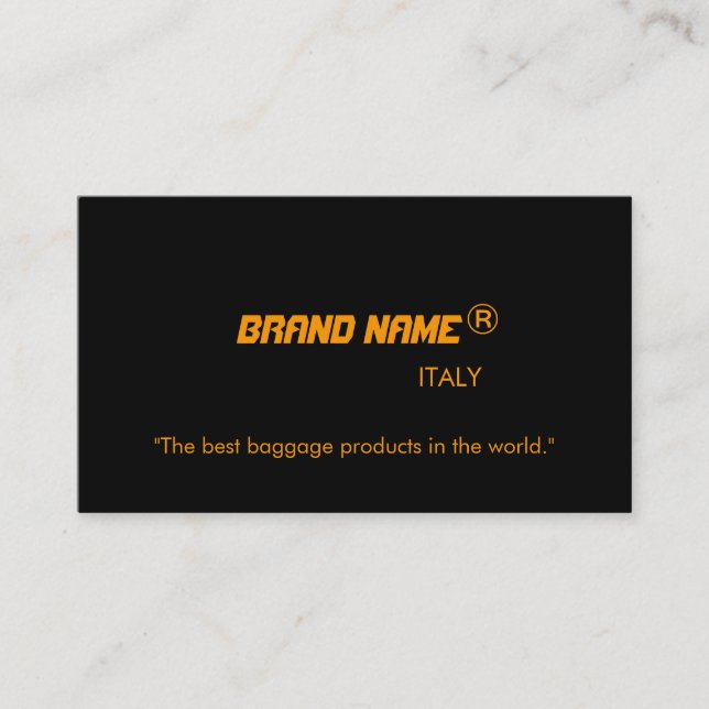 Tarjetas publicitarias de nombre comercial. (Anverso)