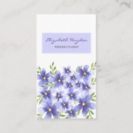 Tarjetas Purple Floral