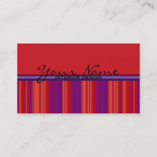 Tarjetas púrpuras rojas de encargo del tema de lo