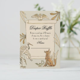 Tarjetas Raffle de pañales para libros de cuentos 