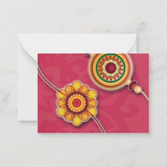 Tarjetas Rakhi indias (Reverso)