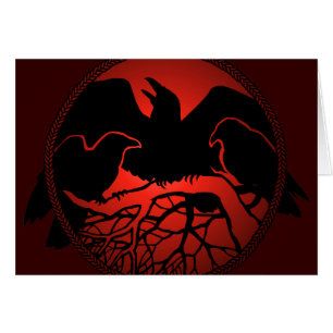 Tarjetas Raven Personalizadas Tarjetas Guay Crow A