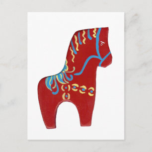 Tarjetas Red Dala Horse Post