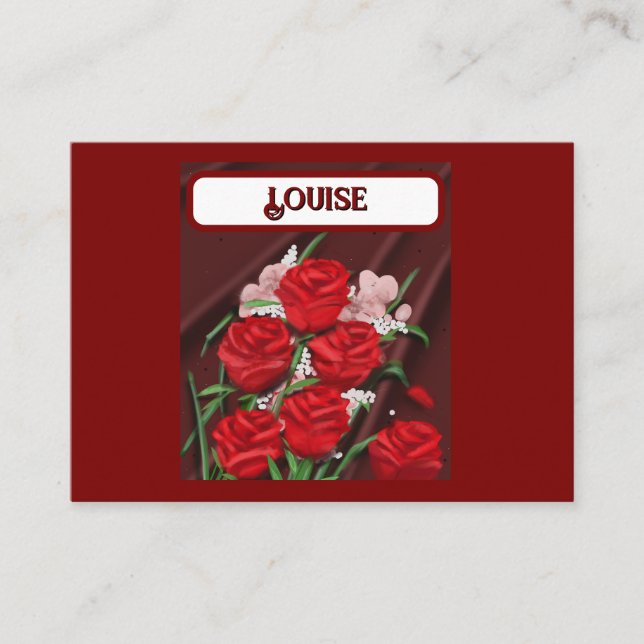 Tarjetas Red Roses Place (Anverso)