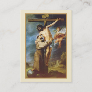 Tarjetas religiosas de San Francisco de Asís