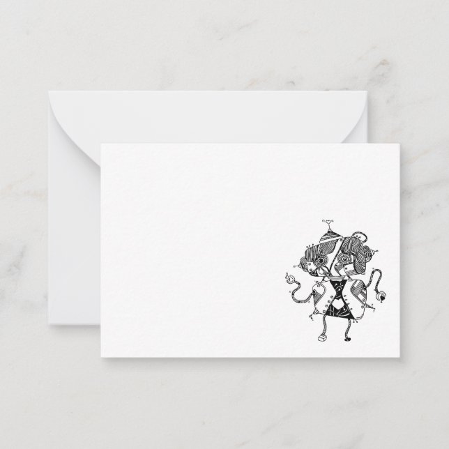 Tarjetas Robot Note (Anverso)
