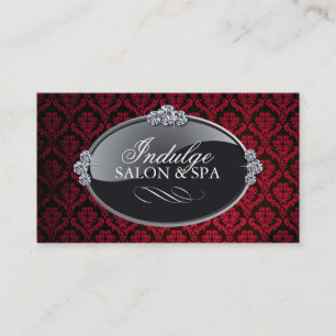Tarjetas rojas con clase de la cita del damasco