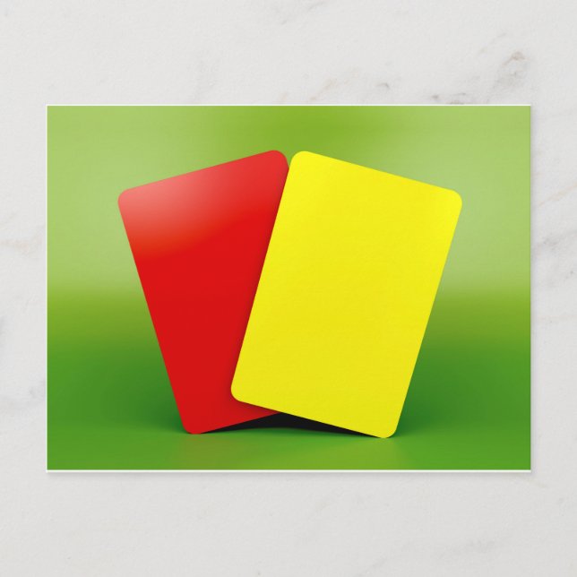 Tarjetas rojas y amarillas (Anverso)