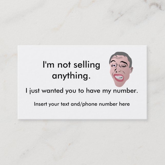 Tarjetas rompehielos/ Mi número de teléfono (Anverso)
