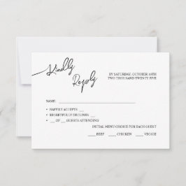 Tarjetas RSVP boda Boho-moda, colores pastel.