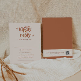 Tarjetas RSVP Boho Wedding