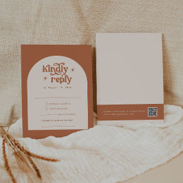 Tarjetas RSVP Boho Wedding