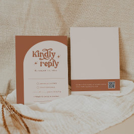 Tarjetas RSVP Boho Wedding