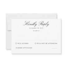 Tarjetas RSVP de asistencia a ceremonias funeraria