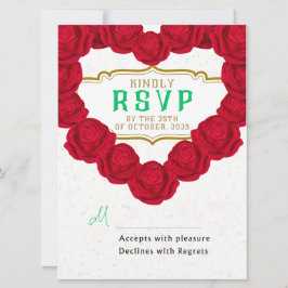 Tarjetas RSVP de boda