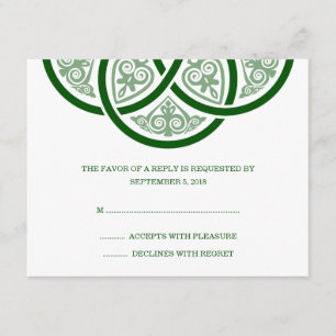 Tarjetas RSVP de Boda Celta Knot