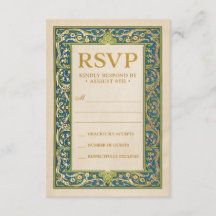 Tarjetas RSVP de boda | Colección de jardines ilum