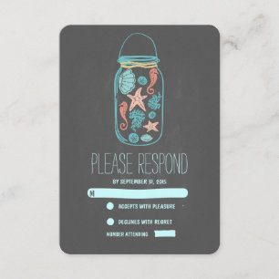 tarjetas RSVP de boda de casamiento de masón en la