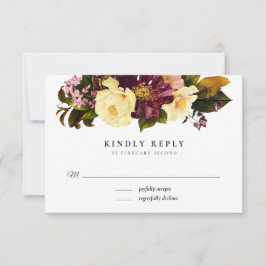 Tarjetas RSVP de boda de Grace Vintage