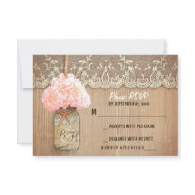 tarjetas RSVP de boda rústica de hormigón de masas