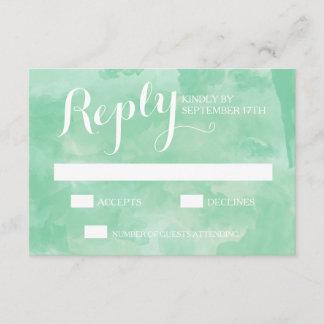 Tarjetas RSVP de casamiento Romance Wedance Weddin