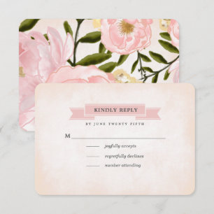 Tarjetas RSVP de casquería de matrimonio para pers