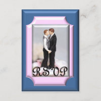 Tarjetas RSVP de ceremonia de compromiso/boda