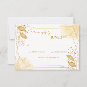 Tarjetas RSVP de entrega dulce