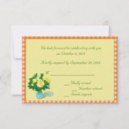 Tarjetas RSVP de estilo de país