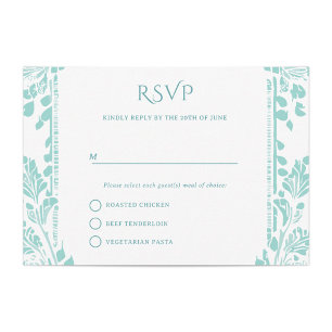 Tarjetas RSVP de Norwich Wedding