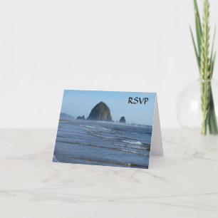 Tarjetas RSVP de playa