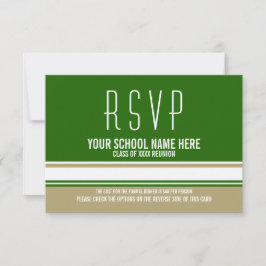 Tarjetas RSVP de Reunión de Estilo Moderno