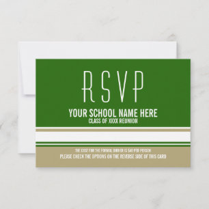 Tarjetas RSVP de Reunión de Estilo Moderno