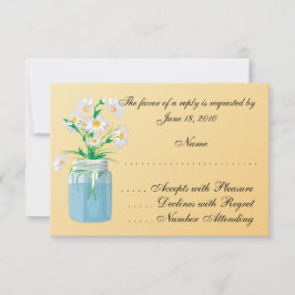 Tarjetas RSVP de Summer Daisies