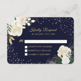 Tarjetas RSVP de Winter Woodland