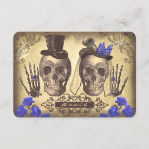 Tarjetas RSVP del Día de la Boda Muerta