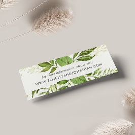 Tarjetas RSVP del sitio web de Wild Meadow Boda |