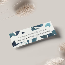 Tarjetas RSVP del sitio web del Boda botánico pres