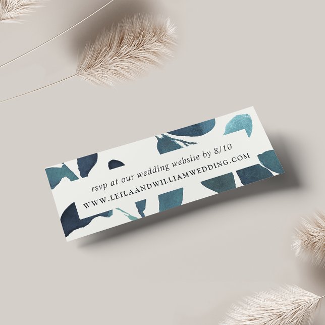 Tarjetas RSVP del sitio web del Boda botánico pres (Subido por el creador)