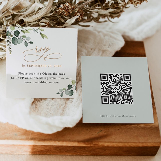 Tarjetas RSVP del sitio web del Boda de oro de cód (Subido por el creador)