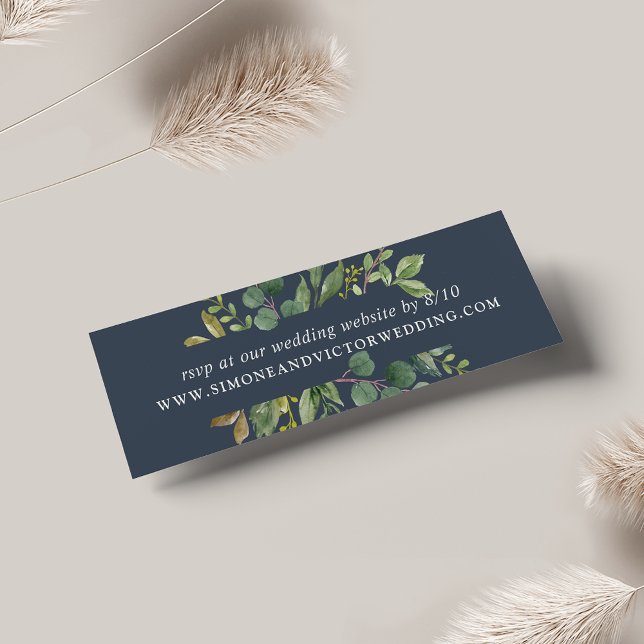 Tarjetas RSVP del sitio web del Boda Eucalyptus Gr (Subido por el creador)