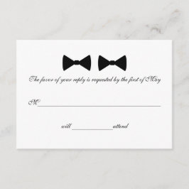Tarjetas RSVP "Doble amarre"