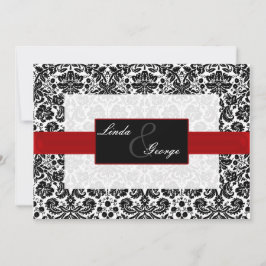 tarjetas rsvp en blanco y negro